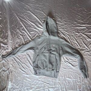 CHAMPION grey hoodie, S